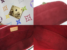 Load image into Gallery viewer, LouisVuitton ルイヴィトン ソローニュ ショルダーバッグ モノグラムマルチカラー M92661 ホワイト ゴールド金具 美品 中古 64117
