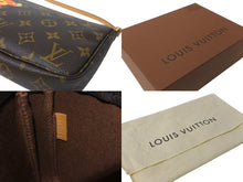 Load image into Gallery viewer, 極美品 LOUIS VUITTON ルイヴィトン ハンドバッグ ポシェット アクセソワール 村上隆 M51981 パンダ モノグラム 中古 64126