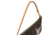 Load image into Gallery viewer, 極美品 LOUIS VUITTON ルイヴィトン ハンドバッグ ポシェット アクセソワール 村上隆 M51981 パンダ モノグラム 中古 64126