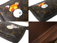 Load image into Gallery viewer, 極美品 LOUIS VUITTON ルイヴィトン ハンドバッグ ポシェット アクセソワール 村上隆 M51981 パンダ モノグラム 中古 64126