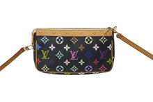 Load image into Gallery viewer, LOUIS VUITTON ルイヴィトン ポシェット アクセソワ―ル モノグラム マルチカラー M92648 村上隆 ブラック 美品 中古 64136