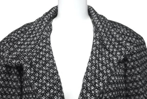 CHANEL シャネル ツイードコート P38997V28200 ブラック ホワイト サイズ38 美品 中古 64139