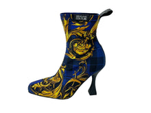 画像をギャラリービューアに読み込む, 未使用 VERSACE JEANS COUTURE ヴェルサーチ ジーンズ クチュール ブーツ サイズ36 71VA3SF3 総柄 中古 64143 