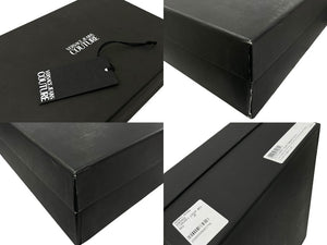 未使用 VERSACE JEANS COUTURE ヴェルサーチ ジーンズ クチュール ブーツ サイズ36 71VA3SF3 総柄 中古 64143 