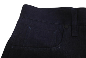 同様同様 FENDI フェンディ デニムパンツ サイズ33 FLP284 クロップドテーパードダークブルー 中古 64147 
