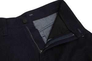 同様同様 FENDI フェンディ デニムパンツ サイズ33 FLP284 クロップドテーパードダークブルー 中古 64147 