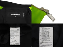 Load image into Gallery viewer, DSQUARED2 ディースクエアード ブルゾン サイズ48 コットン ポリウレタン S71AM0600 S43548 ブラック グリーン 美品 中古 64149