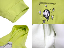 Load image into Gallery viewer, CHROME HEARTS クロムハーツ マッティボーイ リンクジップアップフーディー 2022AW ライムグリーン サイズXXL 美品 中古 64153