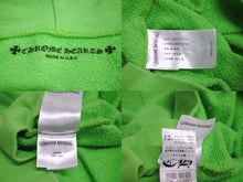 Load image into Gallery viewer, CHROME HEARTS クロムハーツ マッティボーイ セックスレコード プルオーバーフーディ 2021AW グリーン サイズM 美品 中古 64154