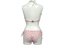 Load image into Gallery viewer, ChristianDior クリスチャンディオール 水着 スイムウェア 上下 トロッター柄 カメリア GLAL323070 サイズ36 美品 中古 64155