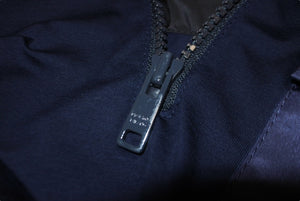 同様に PRADA プラダ ジップアップ ポロシャツ トライアングルロゴ ナイロンポケット UJN602 サイズM ネイビー 中古 64156 