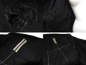 RICK OWENS DRKSHDW リックオウエンス ダークシャドウ WOVEN PADDED ジャケット サイズS DU17F2760-MU ブラック 美品 中古 64160