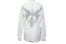 Load image into Gallery viewer, CHROME HEARTS クロムハーツ 長袖Ｔシャツ サイズS セメタリークロス プリント ホワイト コットン 良品 中古 64162