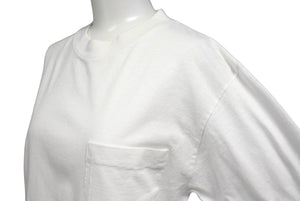 CHROME HEARTS クロムハーツ 長袖Ｔシャツ サイズS セメタリークロス プリント ホワイト コットン 良品 中古 64162