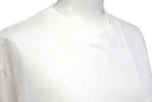 CHROME HEARTS クロムハーツ 長袖Ｔシャツ サイズS セメタリークロス プリント ホワイト コットン 良品 中古 64162