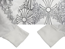 Load image into Gallery viewer, CHROME HEARTS クロムハーツ 長袖Ｔシャツ サイズS セメタリークロス プリント ホワイト コットン 良品 中古 64162