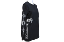 Load image into Gallery viewer, 極美品 CHROME HEARTS クロムハーツ 長袖Ｔシャツ サイズS CHクロス ホースシュー プリント ブラック コットン 中古 64163
