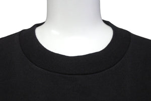 極美品 CHROME HEARTS クロムハーツ 長袖Ｔシャツ サイズS CHクロス ホースシュー プリント ブラック コットン 中古 64163