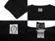 Load image into Gallery viewer, 極美品 CHROME HEARTS クロムハーツ 長袖Ｔシャツ サイズS CHクロス ホースシュー プリント ブラック コットン 中古 64163