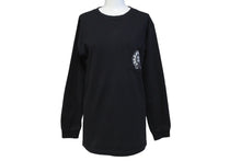 Load image into Gallery viewer, CHROME HEARTS クロムハーツ 長袖Ｔシャツ サイズS NEW YORK限定 ホースシュープリント ブラック コットン 良品 中古 64164