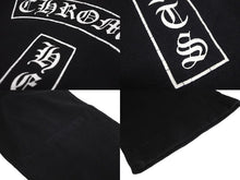 Load image into Gallery viewer, CHROME HEARTS クロムハーツ スクロールラベル プリント スウェット パンツ ブラック ロゴ クロス サイズXS 美品 中古 64166
