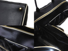 Load image into Gallery viewer, 極美品 CHANEL シャネル スポーツ ロゴマトラッセ ボストンバッグ ブラック ホワイト 3番台 ロゴ ゴールド金具 中古 64178