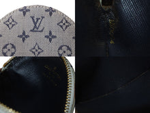 Load image into Gallery viewer, LOUIS VUITTON ルイ ヴィトン ポルトモネロン コインケース 円形 M92460 モノグラムミニキャンバス ネイビー 美品 中古 64188
