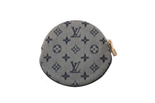 Load image into Gallery viewer, LOUIS VUITTON ルイ ヴィトン ポルトモネロン コインケース 円形 M92460 モノグラムミニキャンバス ネイビー 美品 中古 64188