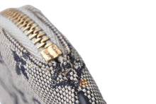 Load image into Gallery viewer, LOUIS VUITTON ルイ ヴィトン ポルトモネロン コインケース 円形 M92460 モノグラムミニキャンバス ネイビー 美品 中古 64188