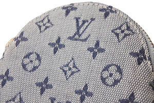 LOUIS VUITTON ルイ ヴィトン ポルトモネロン コインケース 円形 M92460 モノグラムミニキャンバス ネイビー 美品 中古 64188