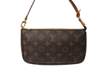 Load image into Gallery viewer, LOUISVUITTON ルイヴィトン ミニアクセサリーポーチ ポシェットアクセソワール モノグラム ブラウン ベージュ 中古 64189