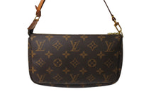 Load image into Gallery viewer, LOUISVUITTON ルイヴィトン ミニアクセサリーポーチ ポシェットアクセソワール モノグラム ブラウン ベージュ 中古 64189