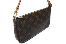 Load image into Gallery viewer, LOUISVUITTON ルイヴィトン ミニアクセサリーポーチ ポシェットアクセソワール モノグラム ブラウン ベージュ 中古 64189
