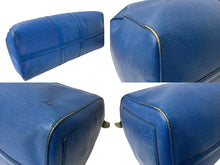 Load image into Gallery viewer, LOUIS VUITTON ルイヴィトン キーポル55 ボストンバッグ エピレザー ブルー M42955 旅行バッグ 青 鞄 良品 中古 64193