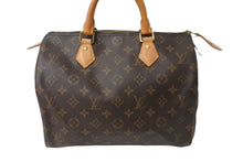 Load image into Gallery viewer, LOUIS VUITTON ルイ ヴィトン スピーディ30 ハンドバッグ M41108 新型 モノグラムキャンバス ブラウン 美品 中古 64197