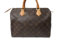 Load image into Gallery viewer, LOUIS VUITTON ルイ ヴィトン スピーディ30 ハンドバッグ M41108 新型 モノグラムキャンバス ブラウン 美品 中古 64197