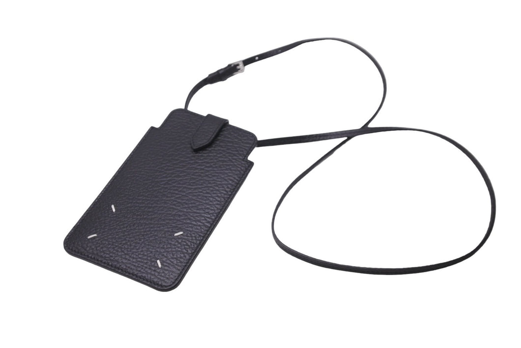 Maison Margiela メゾン マルジェラ ショルダーバッグ スマホショルダー ブラック SA1VZ0008 美品 中古 64200