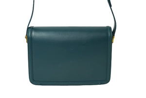 極美品 SAINTLAURENTPARIS サンローランパリ ソルフェリーノスモールサッチェルショルダーバッグ 634306 グリーン 中古 64202 