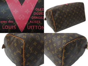 LouisVuitton ルイヴィトン V スピーディ30 ボストンバッグ モノグラムV M41533 モノグラムキャンバス 美品 中古 64205