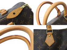 Load image into Gallery viewer, LOUIS VUITTON ルイヴィトン スピーディー30 M41526 ハンドバッグ モノグラム キャンバス ブラウン 美品 中古 64207