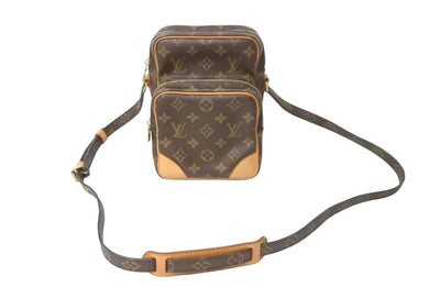 極美品 LOUIS VUITTON ルイヴィトン アマゾン ショルダーバッグ モノグラム M45236 ブラウン 中古 64214