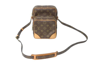 極美品 LOUIS VUITTON ルイヴィトン アマゾン ショルダーバッグ モノグラム M45236 ブラウン 中古 64214