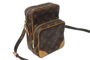 極美品 LOUIS VUITTON ルイヴィトン アマゾン ショルダーバッグ モノグラム M45236 ブラウン 中古 64214