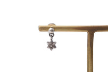 Load image into Gallery viewer, CHROME HEARTS クロムハーツ タイニースタードロップイヤリング ピアス シルバー925 美品 中古 64232