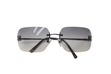Load image into Gallery viewer, 極美品 CHANEL シャネル ココマークラインストーンサングラス 4017-D c.170/8G ブラック サイズ62▫︎17 120 中古 64237