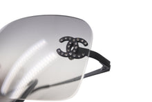 Load image into Gallery viewer, 極美品 CHANEL シャネル ココマークラインストーンサングラス 4017-D c.170/8G ブラック サイズ62▫︎17 120 中古 64237