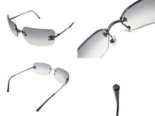 Load image into Gallery viewer, 極美品 CHANEL シャネル ココマークラインストーンサングラス 4017-D c.170/8G ブラック サイズ62▫︎17 120 中古 64237
