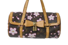 Load image into Gallery viewer, LOUIS VUITTON ルイヴィトン モノグラム 村上隆 チェリーブロッサム パピヨン ブラウン M92009 美品 中古 64238
