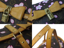 Load image into Gallery viewer, LOUIS VUITTON ルイヴィトン モノグラム 村上隆 チェリーブロッサム パピヨン ブラウン M92009 美品 中古 64238
