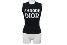 Load image into Gallery viewer, Christian Dior クリスチャンディオール ジャドール タンクトップ・ノースリーブ ブラック サイズ38 3A16155300 美品 中古 64239